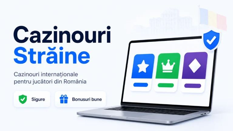 Cazinouri Străine 2026: ghid pentru cazinouri internaționale disponibile jucătorilor din România